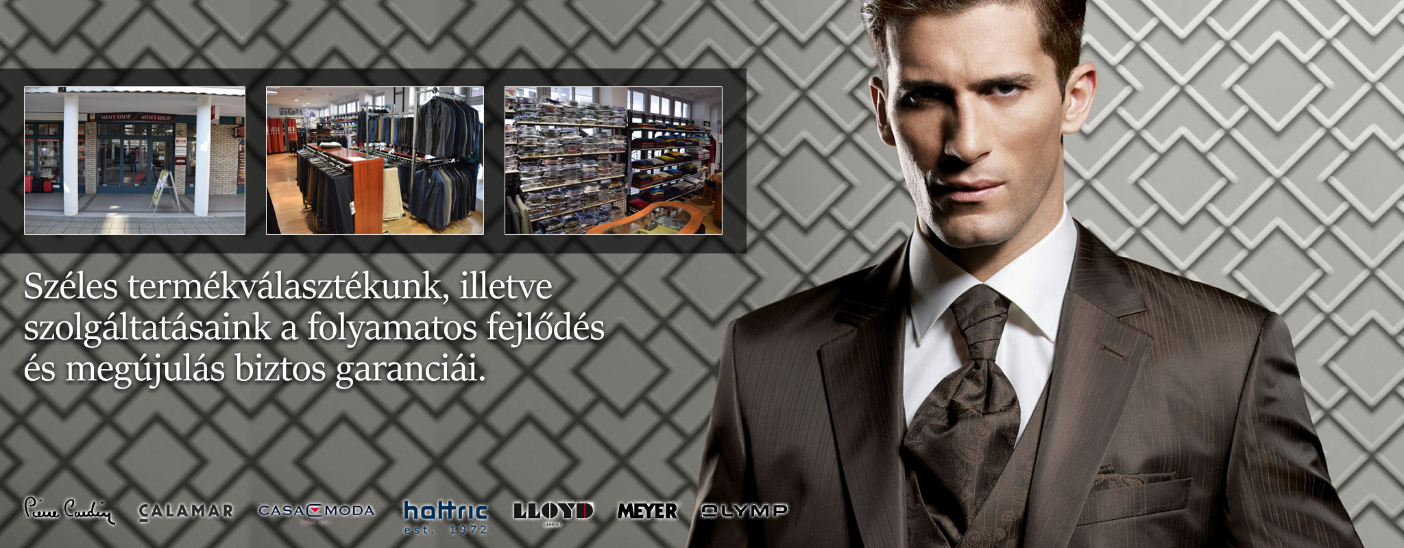 Széles termékválaszték a Men's Shop siófoki férfidivat üzletében